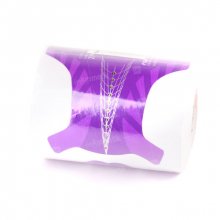 ruNail, Одноразовые формы для наращивания ногтей (цвет: фиолетовый), 100 шт.