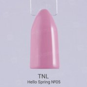 TNL, Гель-лак Hello Spring - розовый фламиного №05 (10 мл.)
