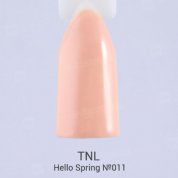 TNL, Гель-лак Hello Spring - Абрикосовый №011 (10 мл.)