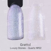 Grattol, Гель-лак Luxury Stones - Quartz №02 (9 мл.)