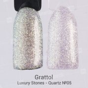 Grattol, Гель-лак Luxury Stones - Quartz №05 (9 мл.)