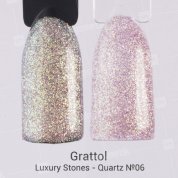 Grattol, Гель-лак Luxury Stones - Quartz №06 (9 мл.)