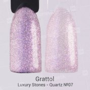 Grattol, Гель-лак Luxury Stones - Quartz №07 (9 мл.)