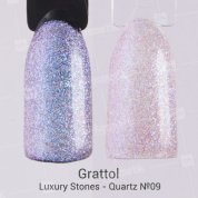 Grattol, Гель-лак Luxury Stones - Quartz №09 (9 мл.)