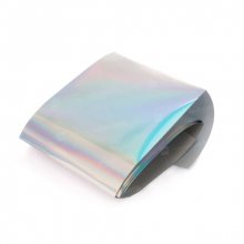ONIQ, Amalgam Fluid metal: Holographic Nail Foil - Фольга для дизайна ногтей ONF-003 (голографическая)