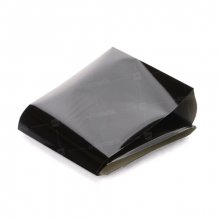 ONIQ, Amalgam Fluid metal: Black Metallic Nail Foil - Фольга для дизайна ногтей ONF-004 (черная)