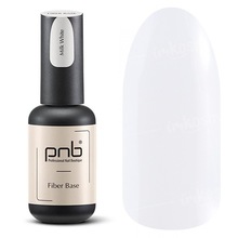 PNB, Fiber UV/LED Base White Milk - База Файбер бело-молочная (17 мл.)