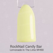 RockNail, Гель-лак - Candy Bar №490 «Lemonade In The Limo» (10 мл.)