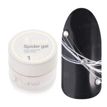 Lunail, Spider gel - Гель-краска паутинка №1 (белая, 5 мл.)
