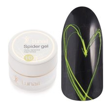 Lunail, Spider gel - Гель-краска паутинка №10 (желтая, 5 мл.)