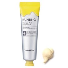 TONY MOLY, Painting Therapy Pack Moisturizing - Увлажняющая маска для лица желтая №05 (30 гр.)