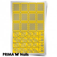 PrimaNails, Трафарет для дизайна ногтей - Змейка