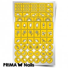 PrimaNails, Трафарет для дизайна ногтей - Лето