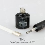 TNL, Гель-лак Glitter №01 - Серебристо-золотой (10 мл.)
