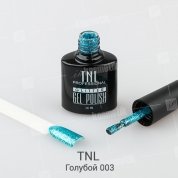 TNL, Гель-лак Glitter №03 - Голубой (10 мл.)