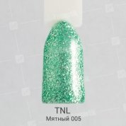 TNL, Гель-лак Glitter №05 - Мятный (10 мл.)