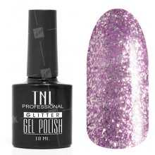 TNL, Гель-лак Glitter №06 - Фиолетовый (10 мл.)