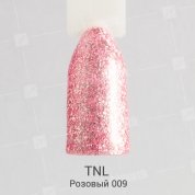 TNL, Гель-лак Glitter №09 - Розовый (10 мл.)