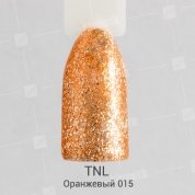 TNL, Гель-лак Glitter №15 - Оранжевый (10 мл.)