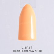Lianail, Гель-лак - Tropic Factor ASW-168 №118 (10 мл.)