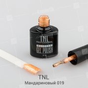 TNL, Гель-лак Glitter №19 - Мандариновый (10 мл.)