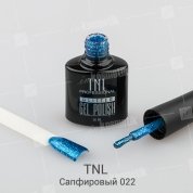 TNL, Гель-лак Glitter №22 - Сапфировый (10 мл.)
