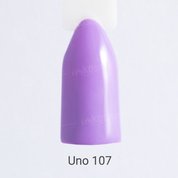 Uno, Гель-лак Lilac Bouquet - Сиреневый букет №107 (12 мл.)