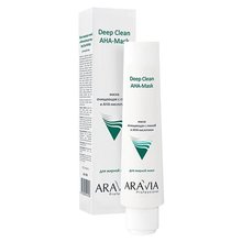 Aravia, Deep Clean AHA - Маска очищающая с глиной и AHA-кислотами для лица (арт. 9001, 100 мл.)