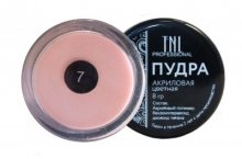 TNL, Акриловая пудра №07 - бледно-розовая (8 гр.)