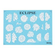 Eclipse, Слайдер для дизайна ногтей 3D151 белый