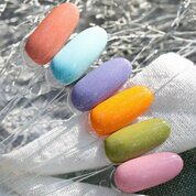 Monami, Super Shine MARBLE White S - Топ с белыми хлопьями без л/с (15мл)