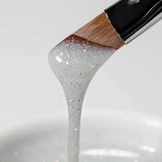 ruNail, Builder UV Gel Milk Diamond - Моделирующий УФ-гель светоотражающий №9869 (15 г)