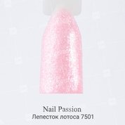 Nail Passion, Гель-лак - Лепесток Лотоса 7501 (10 мл.)