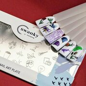 Swanky Stamping, Пластина для стемпинга №035 (6х12 см.)