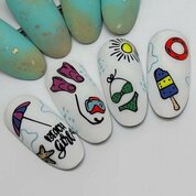 Swanky Stamping, Пластина для стемпинга №37 (6х12 см.)