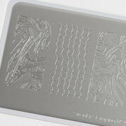 Swanky Stamping, Пластина для стемпинга на длинные ногти №182 (6х12 см.)