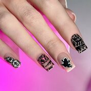 Swanky Stamping, Пластина для стемпинга №184 (6х12 см.)