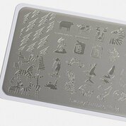 Swanky Stamping, Пластина для стемпинга №184 (6х12 см.)