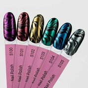 Swanky Stamping, Лак для стемпинга - Хамелеон золото S102 (6 мл)