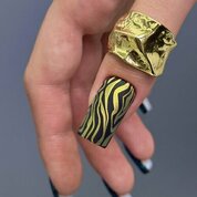 Swanky Stamping, Лак для стемпинга - Хамелеон золото S102 (6 мл)