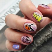 Swanky Stamping, Пластина для стемпинга №177 (6х12 см.)