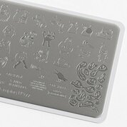 Swanky Stamping, Пластина для стемпинга №177 (6х12 см.)