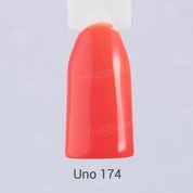 Uno, Гель-лак Tangerine - Мандарин №174 (12 мл.)