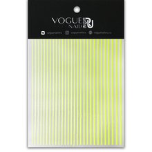 Vogue Nails, Эластичные силиконовые наклейки - Желтый