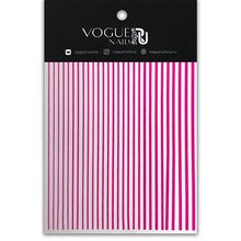 Vogue Nails, Эластичные силиконовые наклейки - Розовый
