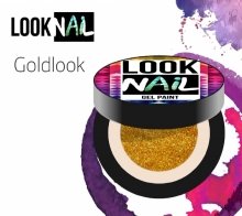 Look Nail, Гель-краска - Goldlook (Золотой, 5 ml)
