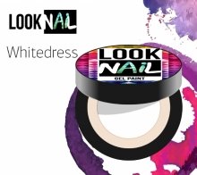 Look Nail, Гель-краска - Whitedress (Белоснежная, 5 ml)