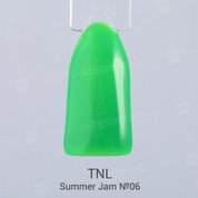 TNL, Гель-лак Summer Jam №06 - неоновый зеленый (10 мл.)