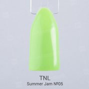 TNL, Гель-лак Summer Jam №05 - неоновый салатовый (10 мл.)