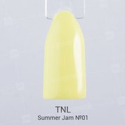 TNL, Гель-лак Summer Jam №01 - светло-желтый (10 мл.)